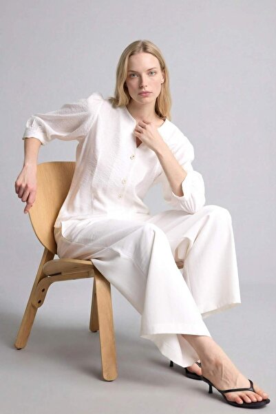 DeFacto Ίσιο Φαρδύ Παντελόνι με Φαρδιά Μπατζάκια H3500AX26SM