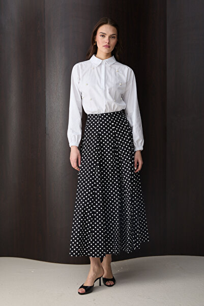 Melike Tatar Σετ Φούστας Πουά 12-8840