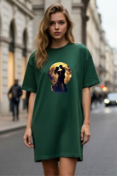 Pink Sky Γυναικείο μπλουζάκι με κοντό μανίκι και λαιμόκοψη, μεγάλο μέγεθος, ν...