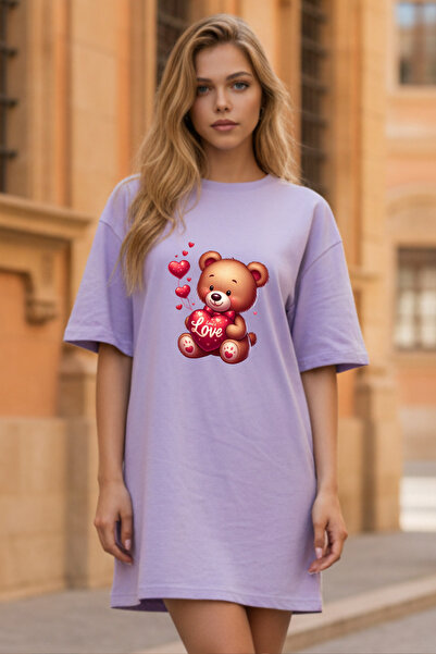 Pink Sky Γυναικείο μπλουζάκι με κοντό μανίκι και λαιμόκοψη, μεγάλο μέγεθος, ν...