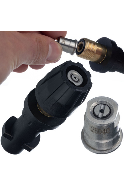 Rosfix Mini Lance 10cm Duză plată tip baionetă |   Compatibil cu Kärcher K2–K7
