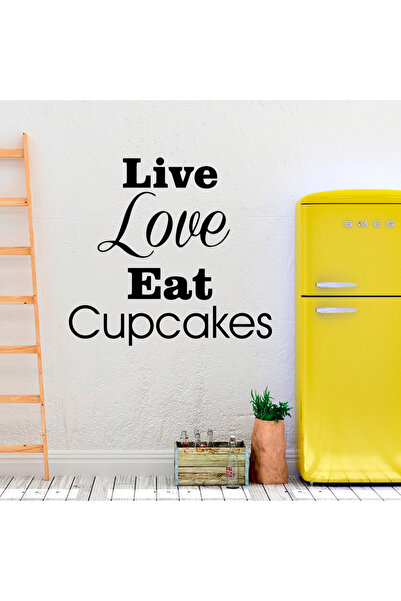 OEM Sticker de perete Live Love Cupcakes