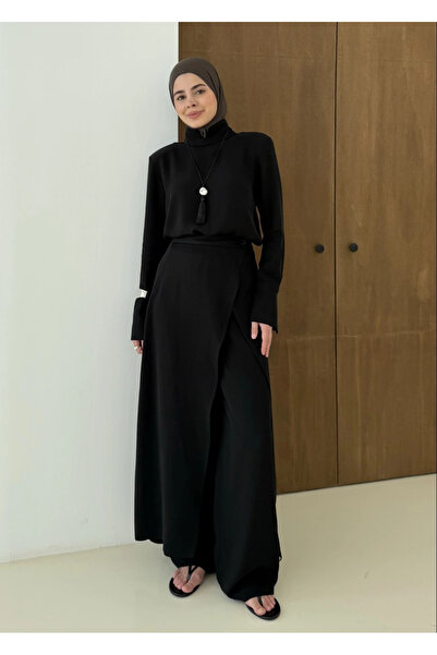 My Blog Μαύρο Σετ Τριών Τεμαχίων - 8335