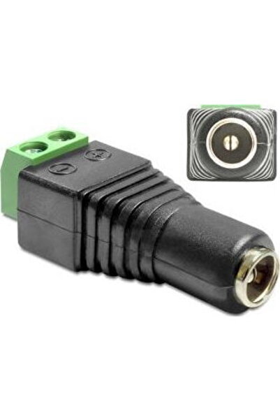 DELOCK Adaptor bloc terminal 2 pini la mufă DC 2,1 x 5,5mm