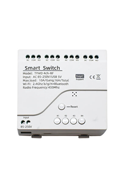 OEM Έξυπνο ρελέ WiFi με 3 λειτουργίες και 4 κανάλια, DIY, 85-250V, συμβατό με...