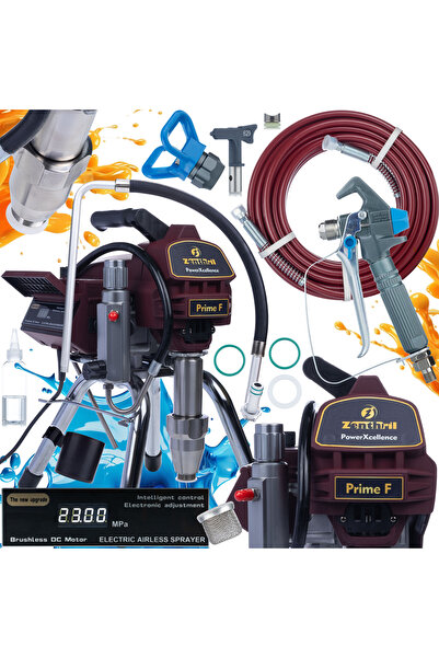 Rosfix Pulverizator de vopsea Zenthril Prime F – Fără perii 2800W |   20MPa 4...
