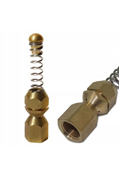 Rosfix JetTwist Pro 1/8 Duză – Reflux Rotativ 3D |   Alamă, Ghidaj de arc