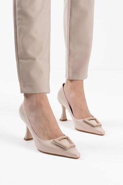 Zerenyus Μέντον Πρέμιουμ Στιλέτο Μπεζ Λουστρίνι 7 εκ.