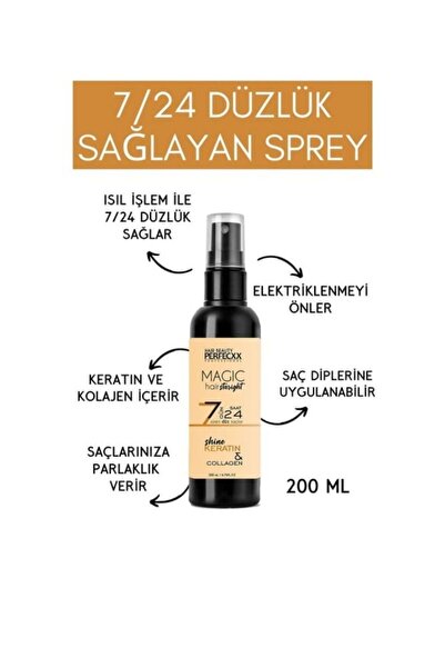 Perfecxx Magic 7/24 Kalıcı Düzlük Keratin Sprey 200 ml