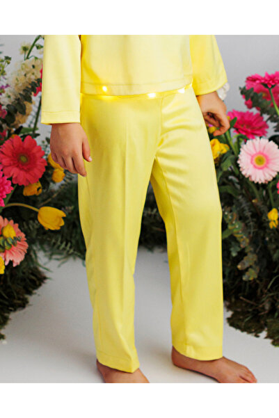 fustite cu luminite Κίτρινο Παντελόνι Ήλιος - 3-4 ετών (98-104 εκ.)