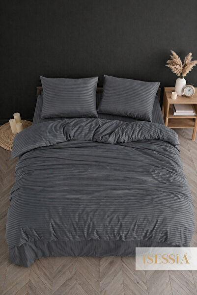 Isessia Σετ Παπλωματοθήκη από Βαμβακερό Σατέν Mood με Διπλά Σεντόνια |   200 ...