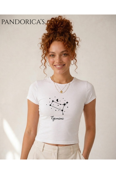 Grafftee Clothing SERIA ASTROLOGIE & ZODIAC PANDORICA - TRICOU CROP SLIM FIT ...