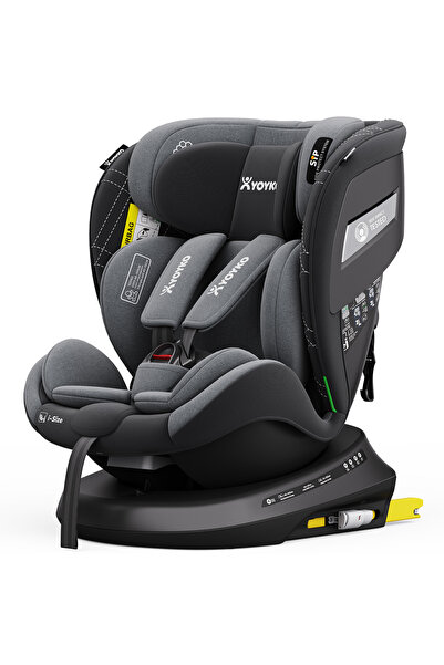 YOYKO Rich i-Size Alarmlı Dönebilir Yatabilir 0-36 Kg Oto Koltuğu ISOFIX/SIP/...
