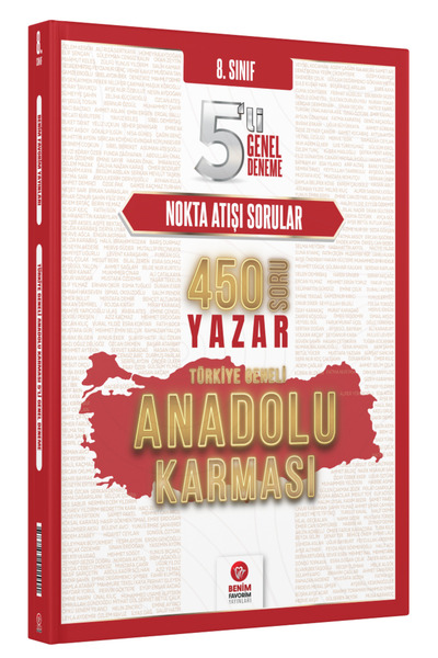 Ulti Yayınları Benim Favorim Yayınları 8. Sınıf LGS Anadolu Karması Türkiye G...