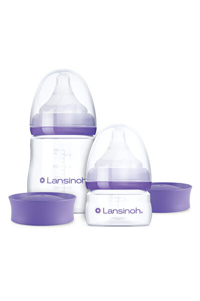 Lansinoh 60ml, 160ml ve XS, S Akışlı NaturalWave® Biberon Emziği Yenidoğan Başlangıç Seti (0-3 Ay)