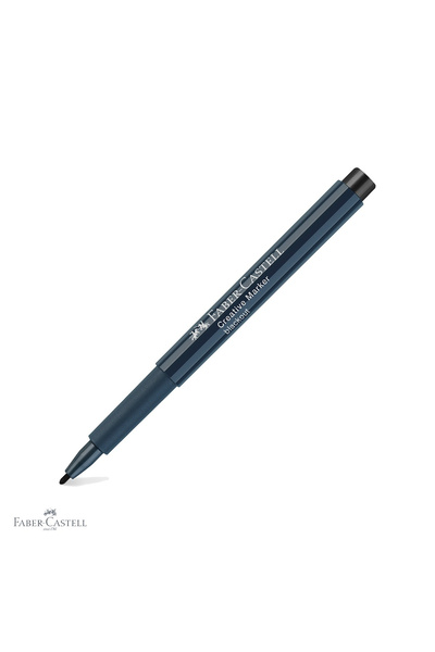 Faber Castell Marker creativ Faber-Castell, negru, vârf de 1,5 mm, pentru hâr...