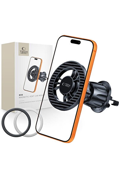 Tech-Protect Suport auto telefon N56, magnetic, MagSafe, grila ventilatie, ca...