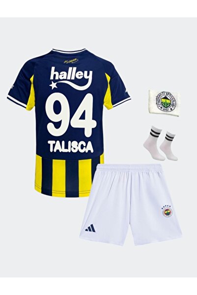 Marka Extra TALİSCA-94 F'ênêrbâhçê 2025/2026 Sezonu ÇUBUKLU çocuk Forması 4'l...