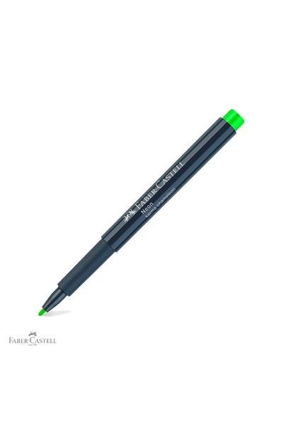 Faber Castell Marker creativ Faber-Castell, vârf de 1,5 mm, verde neon, pentr...