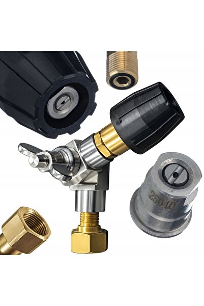 Rosfix Lance reglabilă M18 – Duză plată |   200 bar 90 ° Compatibil cu Karcher