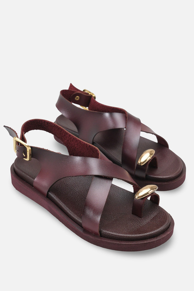 Liza Shoes صندل نسائي من ELIF مع مشبك للإبهام A035-K9011