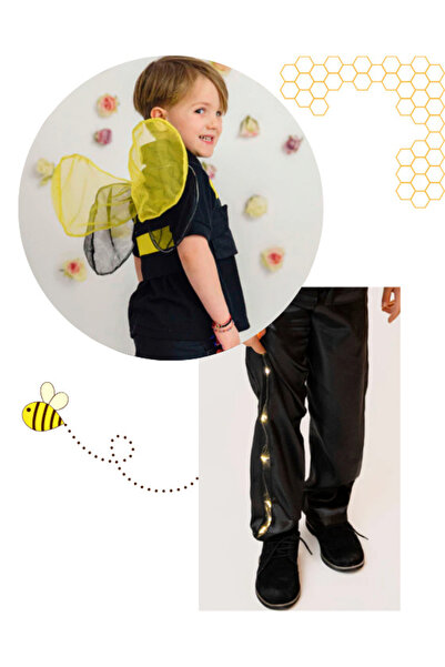 fustite cu luminite Στολή Μελισσοκόμου, 2 τεμάχια, Σατέν Γιλέκο + Παντελόνι -...