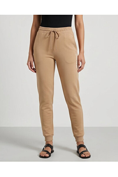 REDTAG Women Taupe Printed Active Joggers