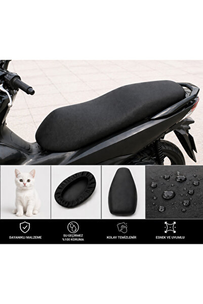 lawrenceshop غطاء مقعد دراجة نارية BMW C 400 X مقاوم للماء لحماية المقعد