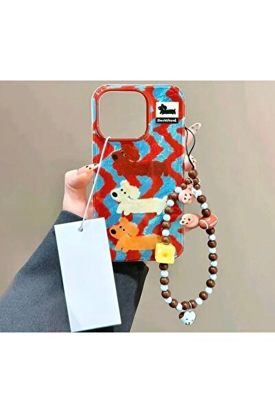 İPHONE 15 UYUMLU CHARMLI KILIF