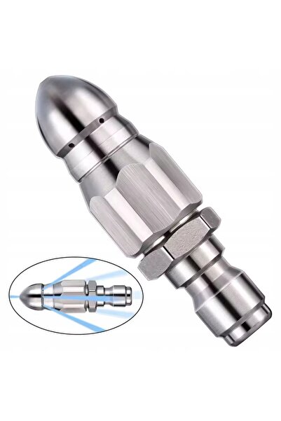 Rosfix Duză ClearFlow SteelJet 1/4 QuickConnect - 1 orificiu frontal + 6 orif...
