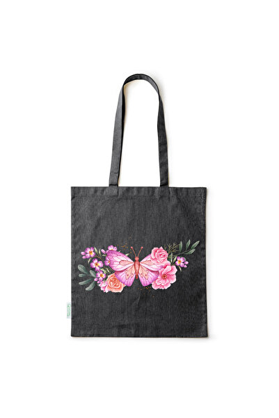 Intelli ® Eco-friendly Cotton shopping bag with long handles, Sloth, 38×42cm