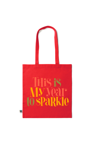 Intelli ®   Οικολογική βαμβακερή τσάντα αγορών με μακριά χερούλια, Το Έτος μο...