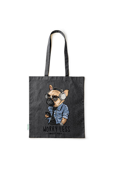 Intelli ®   Οικολογική βαμβακερή τσάντα αγορών με μακριά χερούλια, Να έχετε λ...