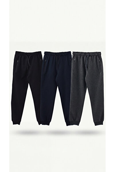 Mışıl Kids Βασικό αγορίστικο παντελόνι φόρμας με τρεις τεμάχια και τσέπη με φ...