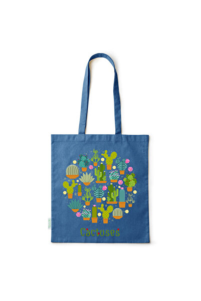 Intelli ®   Οικολογική βαμβακερή τσάντα αγορών με μακριά χερούλια, Συλλογή Λο...