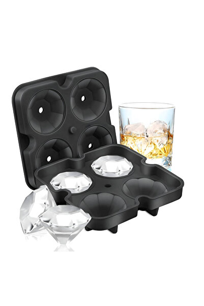 zola Παγοθήκη με καπάκι, 4 παγάκια σε σχήμα διαμαντιού, επαναχρησιμοποιούμενη...