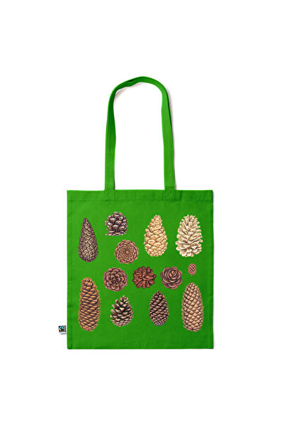 Intelli ®   Οικολογική βαμβακερή τσάντα αγορών με μακριά χερούλια, Κώνος, 38×...