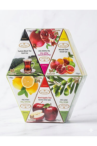 Sultan 6-Piece Natural Tea Set |   Natural Plant and Fruit Mix Special Package