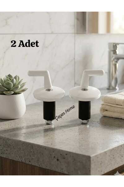 ÇEÇEN HOME 2'li Plastik Klozet Kapak Tutucu ,Klozet Kapak Montaj Bağlantı Vid...