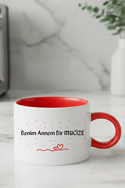 giftkonsept My Mom Is a Miracle Printed Special Mother's Day Gift Red Oval Ha...