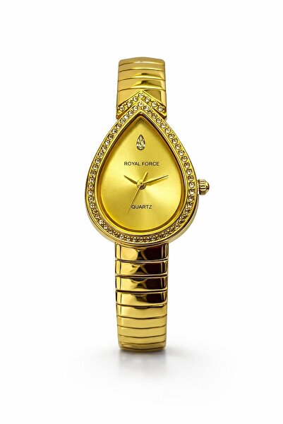 royal force LUMINARA RF014L Women’s Analog Quartz Watch – Gold Stainless Stee...