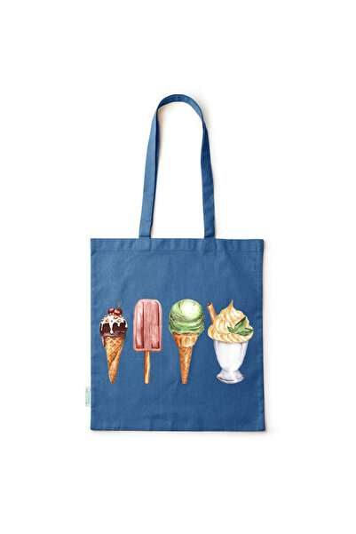 Intelli ®   Οικολογική βαμβακερή τσάντα αγορών με μακριά χερούλια, Επιλογή Πα...