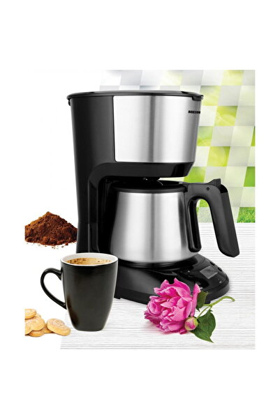Heinner DIGITALA HCM-D750SSBK, LCD, 1.25L, cana din otel inoxidabil, filtru s...