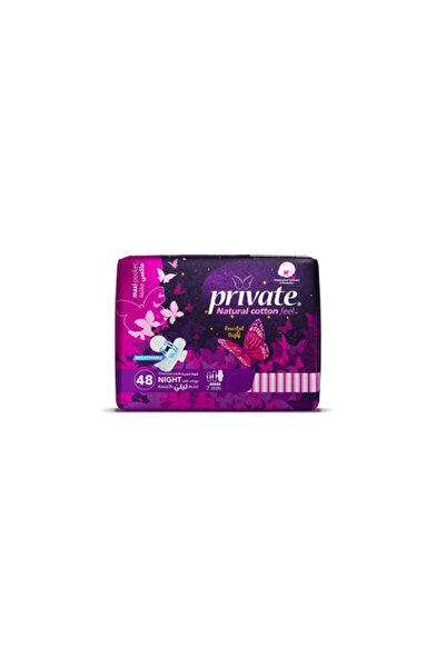 PRİVATE فوط صحية ليلية 6*48