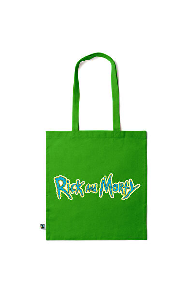 Intelli ® Eco-friendly Cotton shopping bag with long handles, Rick and Morty,...