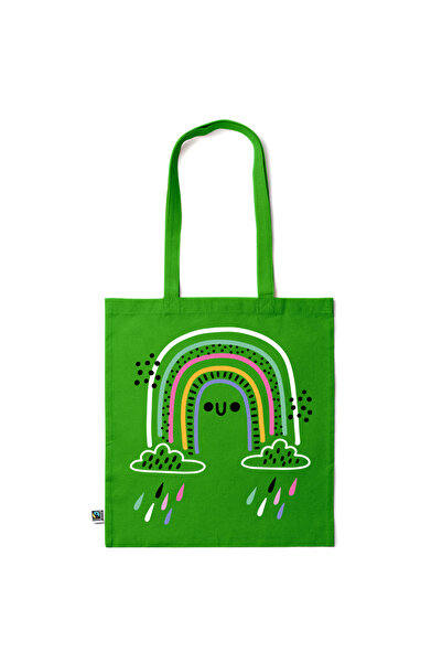 Intelli ®   Οικολογική βαμβακερή τσάντα αγορών με μακριά χερούλια, Ο Ουράνιο ...