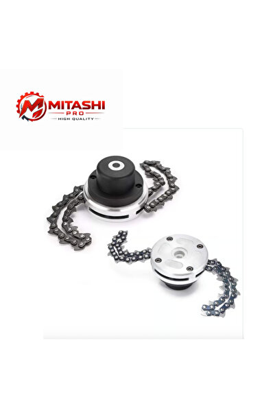 Mitashi Pro 26 MM 9 Diş Tüm Benzinli Tırpanlara Uyumlu Zincirli Başlık Aparatı