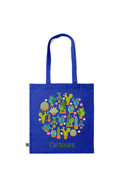 Intelli ®   Οικολογική βαμβακερή τσάντα αγορών με μακριά χερούλια, Συλλογή Λο...