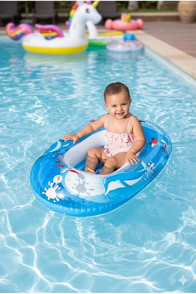 Intex Φουσκωτό σκάφος δελφίνι 1,02 x 0,69 μ.