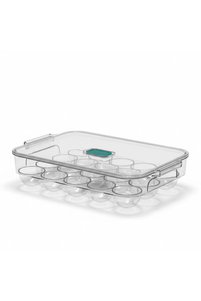 AKDC Transparent Egg Storage Box – 24 Pieces Capacity